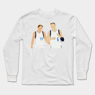 Luka Doncic and Kristaps Porzingis Long Sleeve T-Shirt